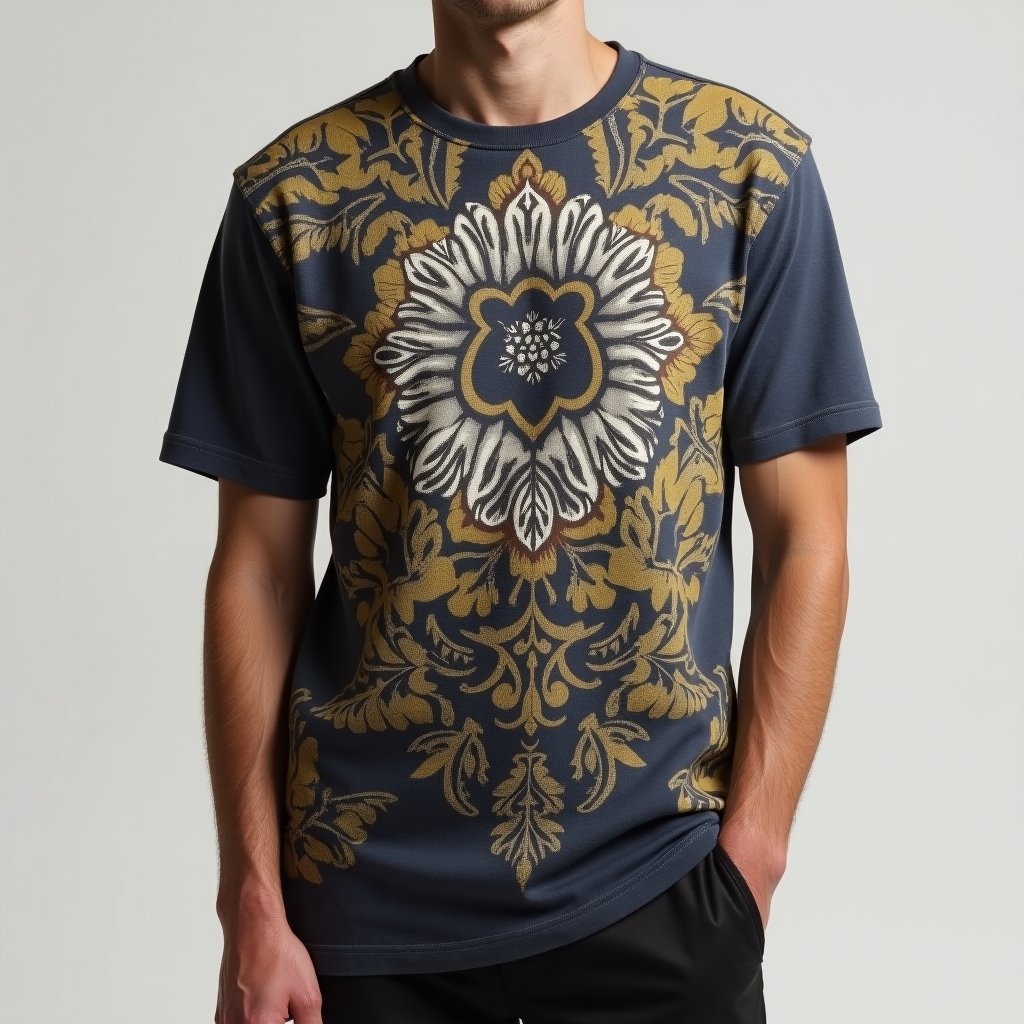 Trendy Graphic Printed T-Shirt For Mans